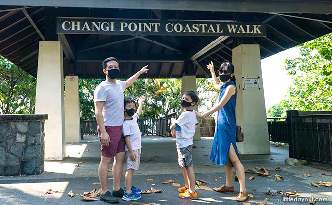 Changi Point Coastal Walk Entrance from Changi Point Ferry Terminal