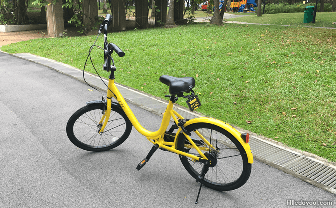 Ofo Bicycle, Bike Sharing in Singapore