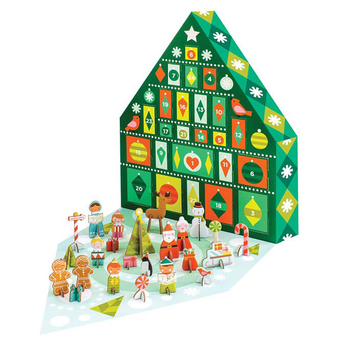 Playhao’s Petit Collage Tree Pop-out Advent Calendar