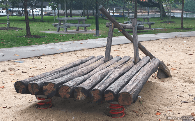 Raft at Sea-themed Playground, Changi Beach Park