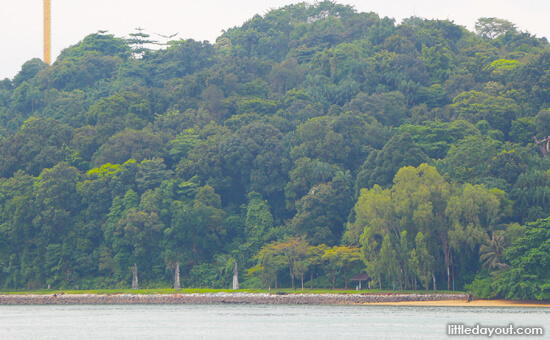 View of Sentosa Coastal Walk from the Bukit Chermin Boardwalk