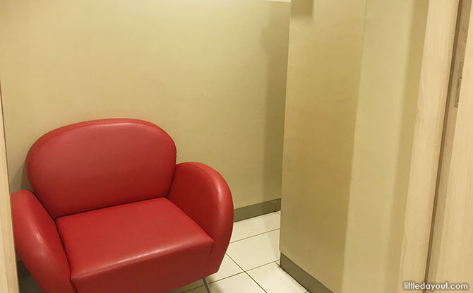 Inside Causeway Point Breastfeeding Room