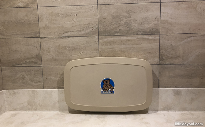 baby changing station