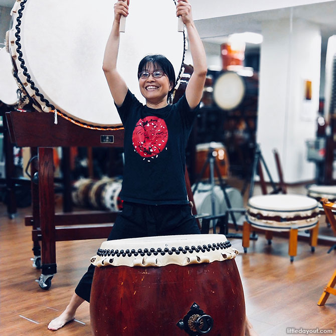 Taiko lessons in Singapore