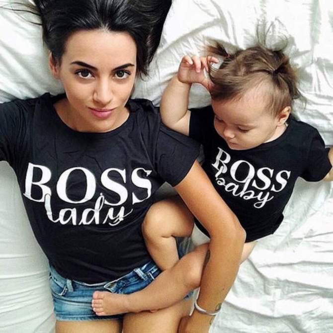 e06 Boss Lady Baby Tshirts