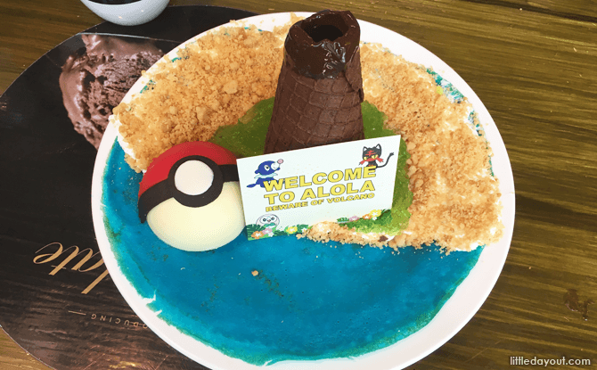 Alola Region Volcano Cake