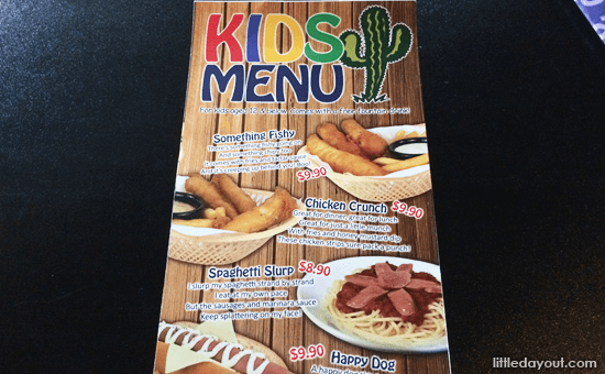 Kids Menu