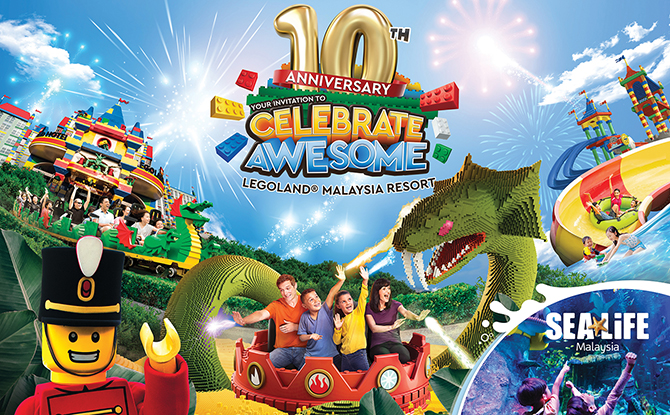 LEGOLAND Malaysia Resort Celebrates 10th Anniversary Celebrate Awesome
