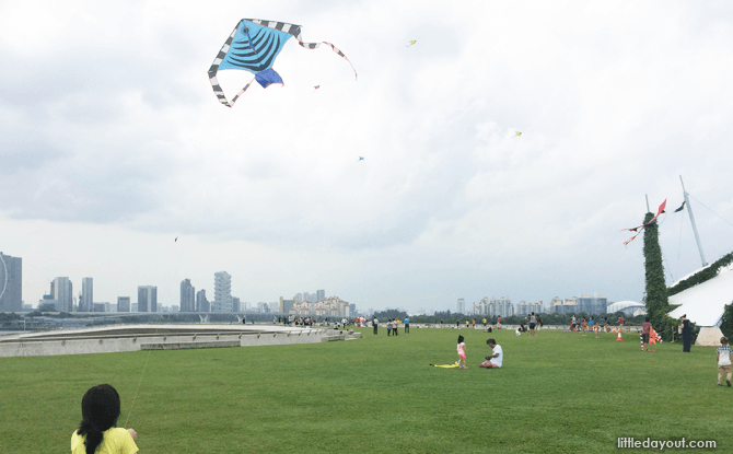 Marina Barrage Kite Flying