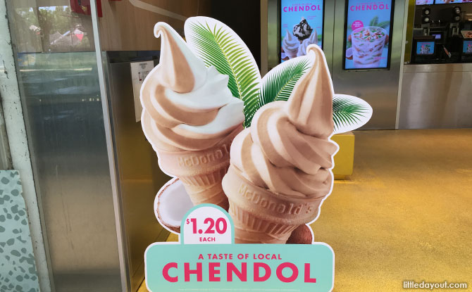 Chendol Ice Cream at McDonald's Singapore