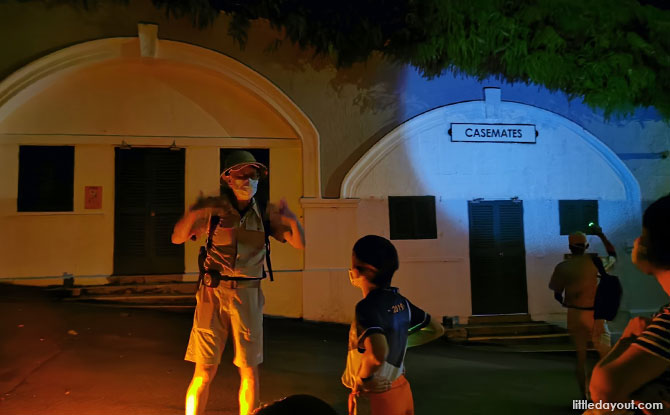 Fort Siloso Casemates at Night