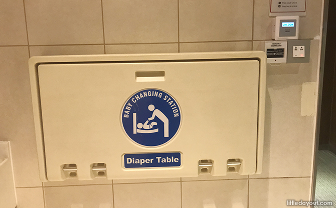 foldable diaper changing station