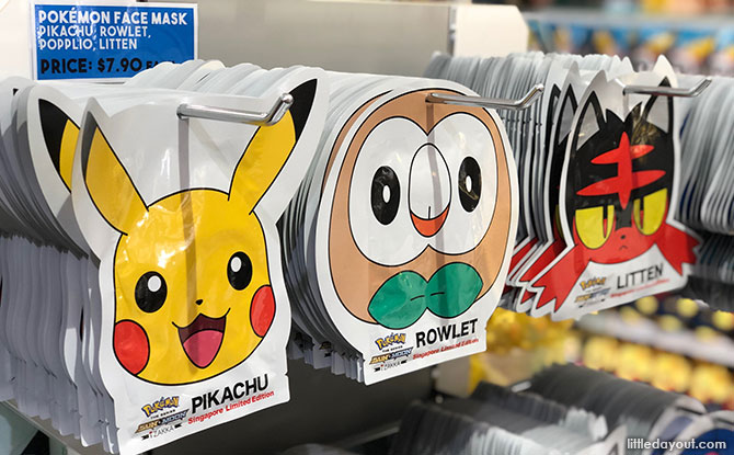 Pokemon facial masks - Pokemon Center Singapore