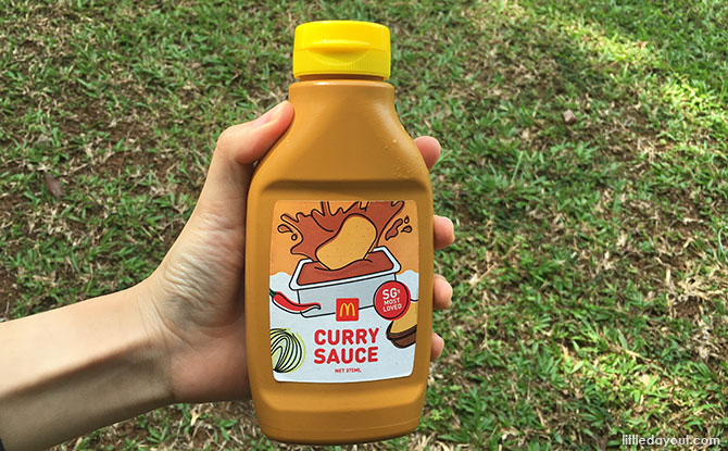 McDonald's Curry Sauce Bottle