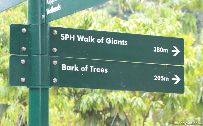 Getting to SPH Walk of Giants from the Keppel Discovery Wetlands