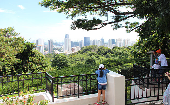Views of the West of Singapore from Mount Faber