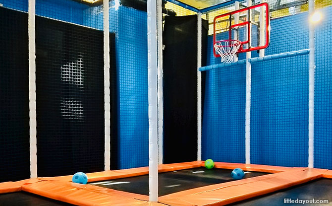 Trampoline Basketball Court