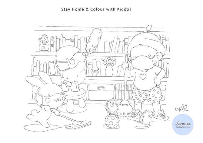 Colouring sheet initiative