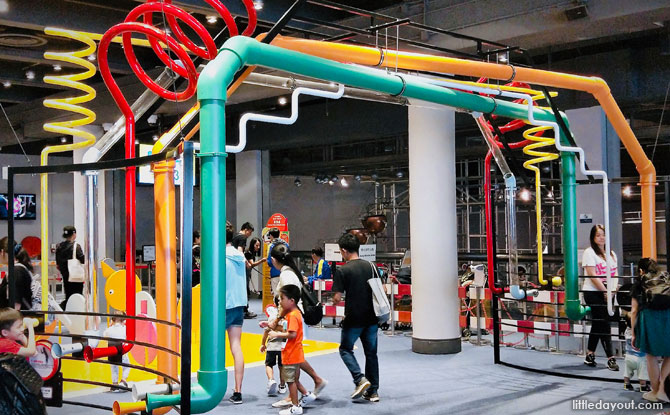 Massive telephony system made out of pipes