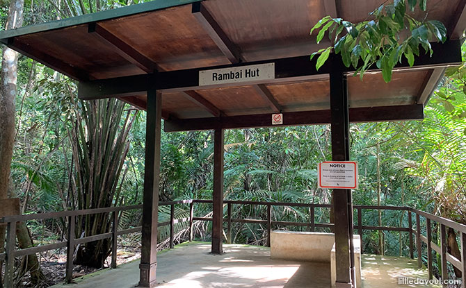 Rest huts at MacRitchie