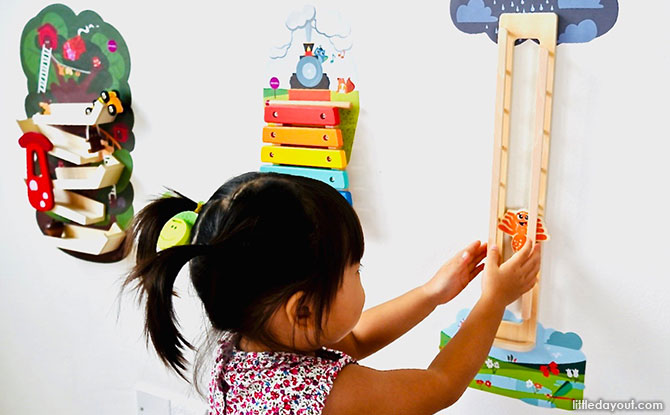 Oribel’s range of VertiPlay Wall Toys are well-made and well-designed toys