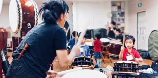 Taiko Drums In Singapore For Kids: The Sound Of Thunder At HIBIKIYA