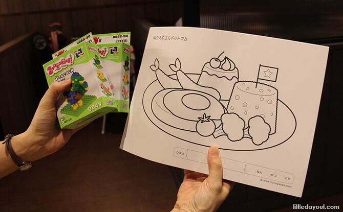 Hoshino Coffee United Square Kid’s Menu - Colouring Set & Toy