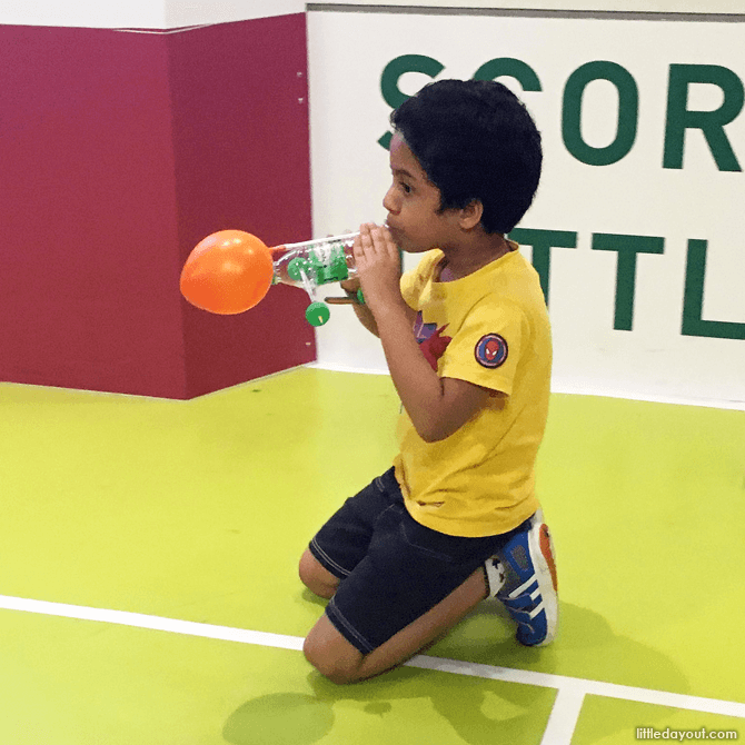 Learning through play with bottles