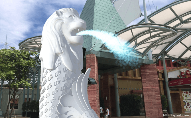 AR Merlion at Resorts World Sentosa