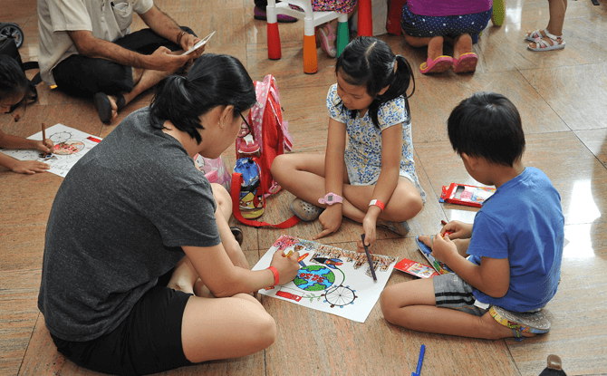 Art competition at SAFRA Mount Faber