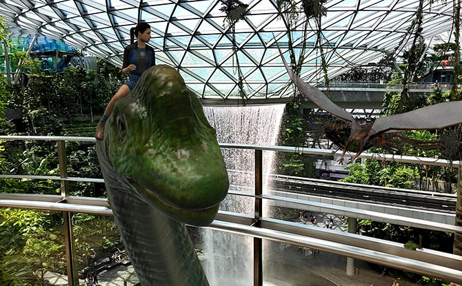 Jewel-rassic Quest: AR Dinosaurs at Jewel Changi Airport