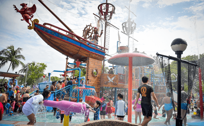 Palawan Pirate Ship water playground