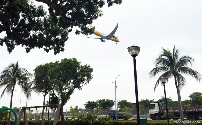 Plane Spotting, Changi Beach Park