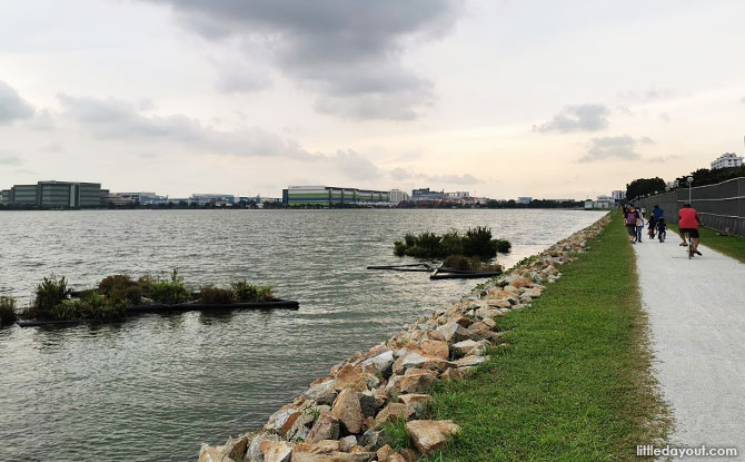 Jogging around Pandan Reservoir