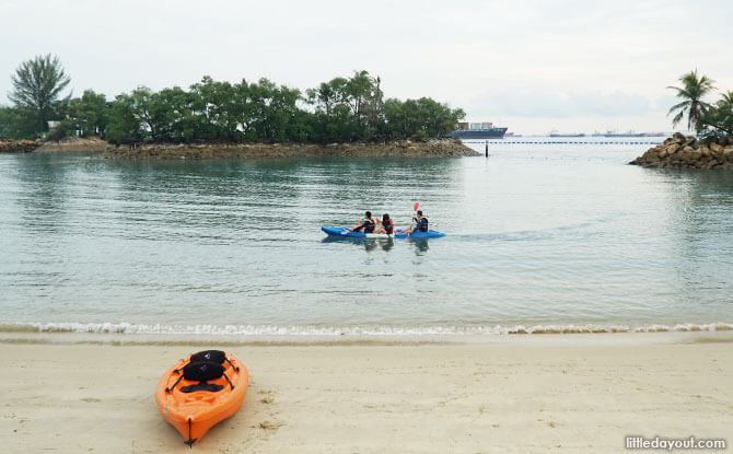 Kayaking at Rasa Sentosa Resort