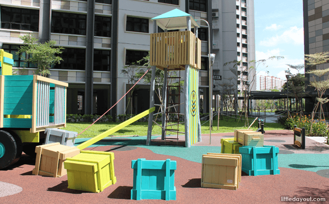 Crates at the Truck Playground