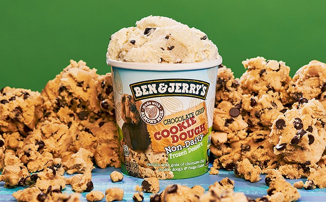 Ben & Jerry Non-Dairy, Vegan Flavours – Chocolate Chip Cookie Dough and Chocolate Caramel Cluster
