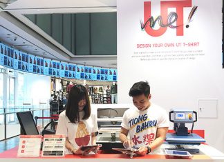 Design And Print Your Own T-Shirt At UNIQLO Orchard Central e1-UTme!-Booth