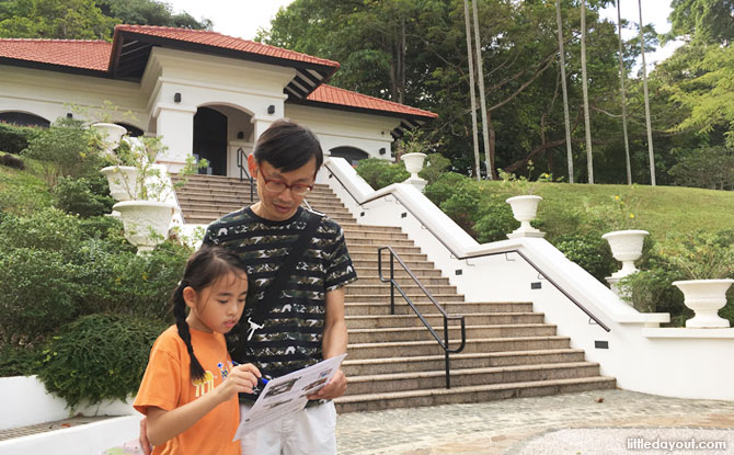 Little Day Outing: Go On An Adventure Quest At Fort Canning Park (KidZania Singapore Tickets To Be Won!) e1-infrontofraffleshouse