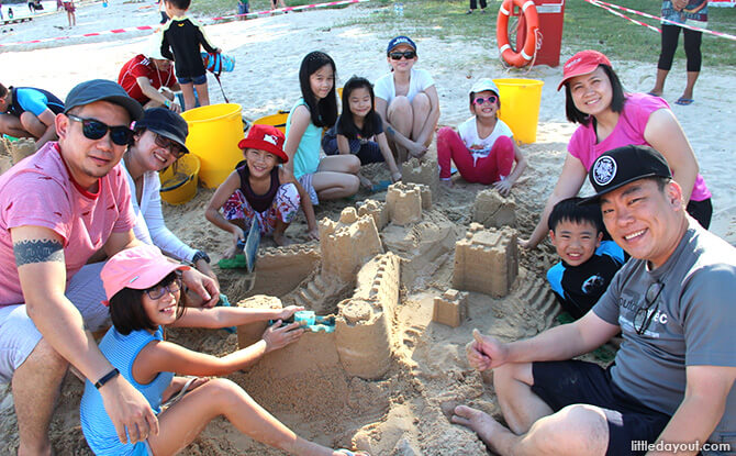 Go Sandcastle Building This June 2018 For Family Fun (3 & 23 June) 2 Review: Little Day Outing to Castle Beach – Amazing Sandcastles Family Workshop