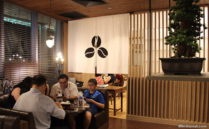 Hoshino Coffee United Square Japanese Styled Interior Decor