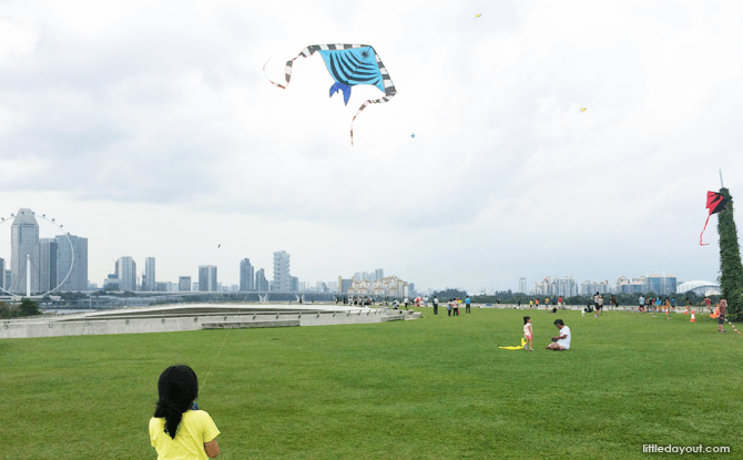 Kite Flying at Marina Barrage