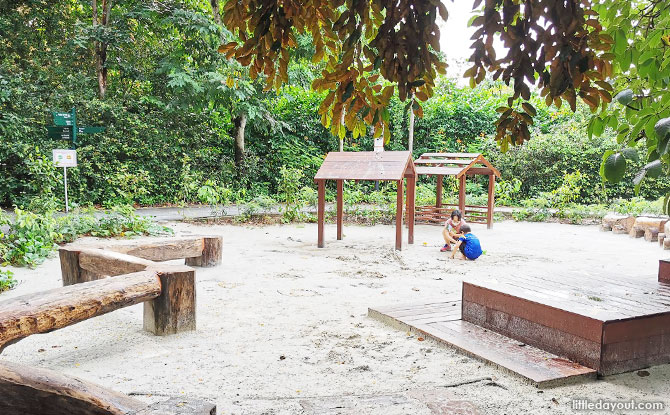 Sand playground at Jacob Ballas CG - Things to do