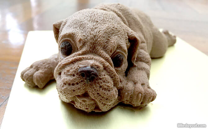 Can you bear to eat this Shar Pei Puppy Cake?