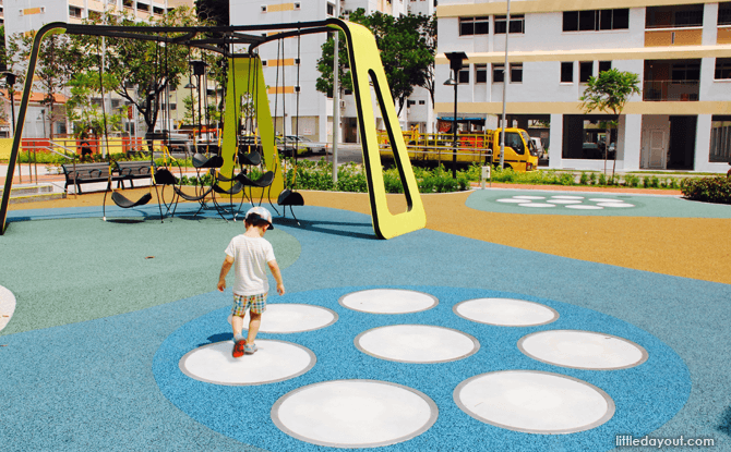 Yishun Green interactive playground lightpads