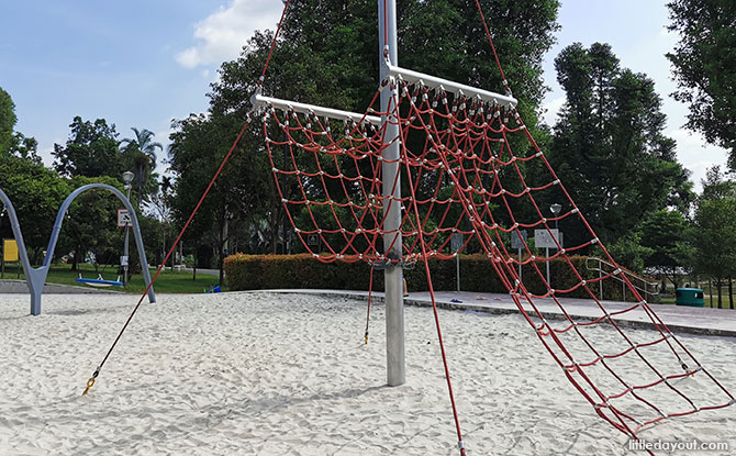 Sand play and Pendulum Swings for the Little Ones