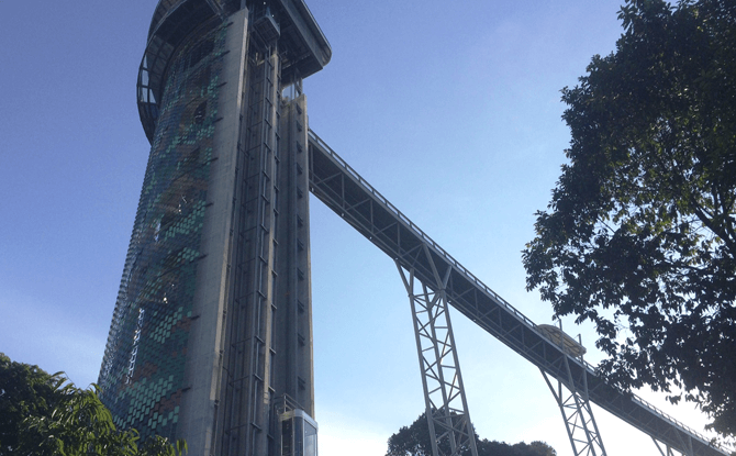 Trek along the Fort Siloso Skywalk