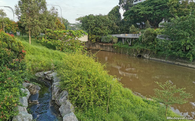 View along the Ulu Pandan Canal