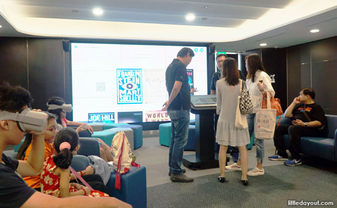 Programme Zone at the library at VivoCity