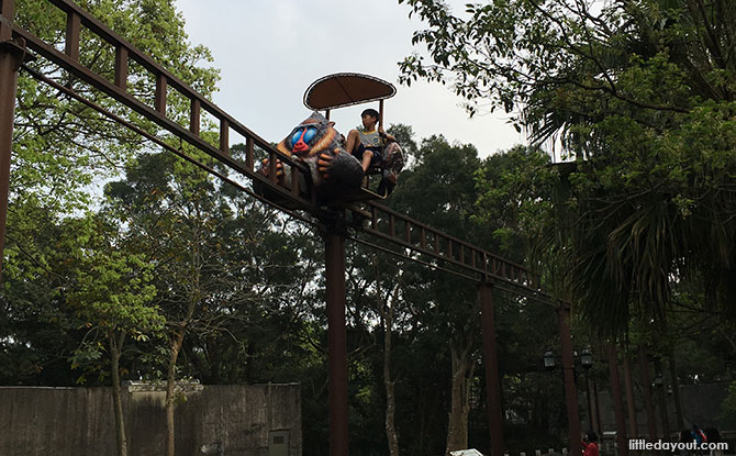 Elevated peddling track